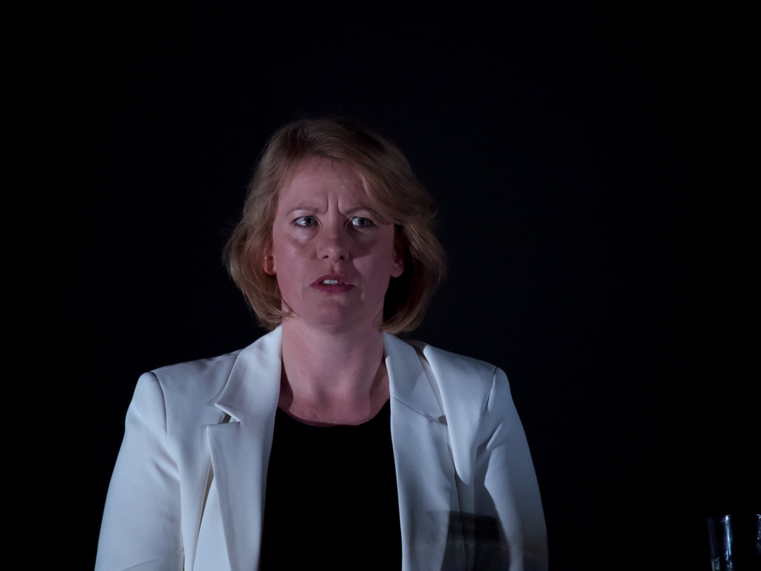 A person in a white coat