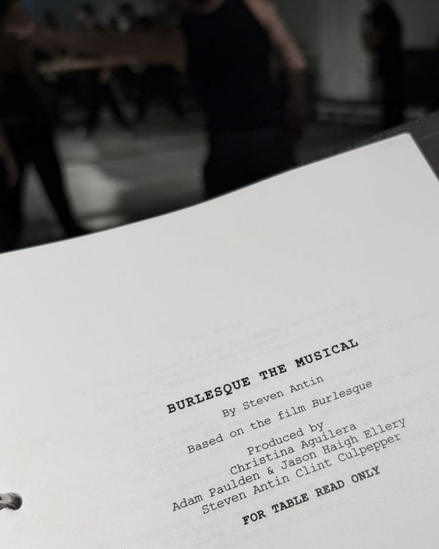 A picture of the cover of a script