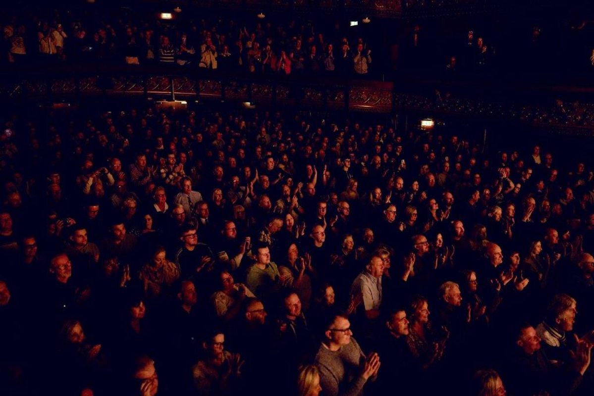 A view of the audience at Sir David Jason's show